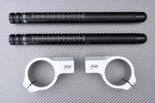 Coppia semimanubri silver nero - coppia, silver-nero